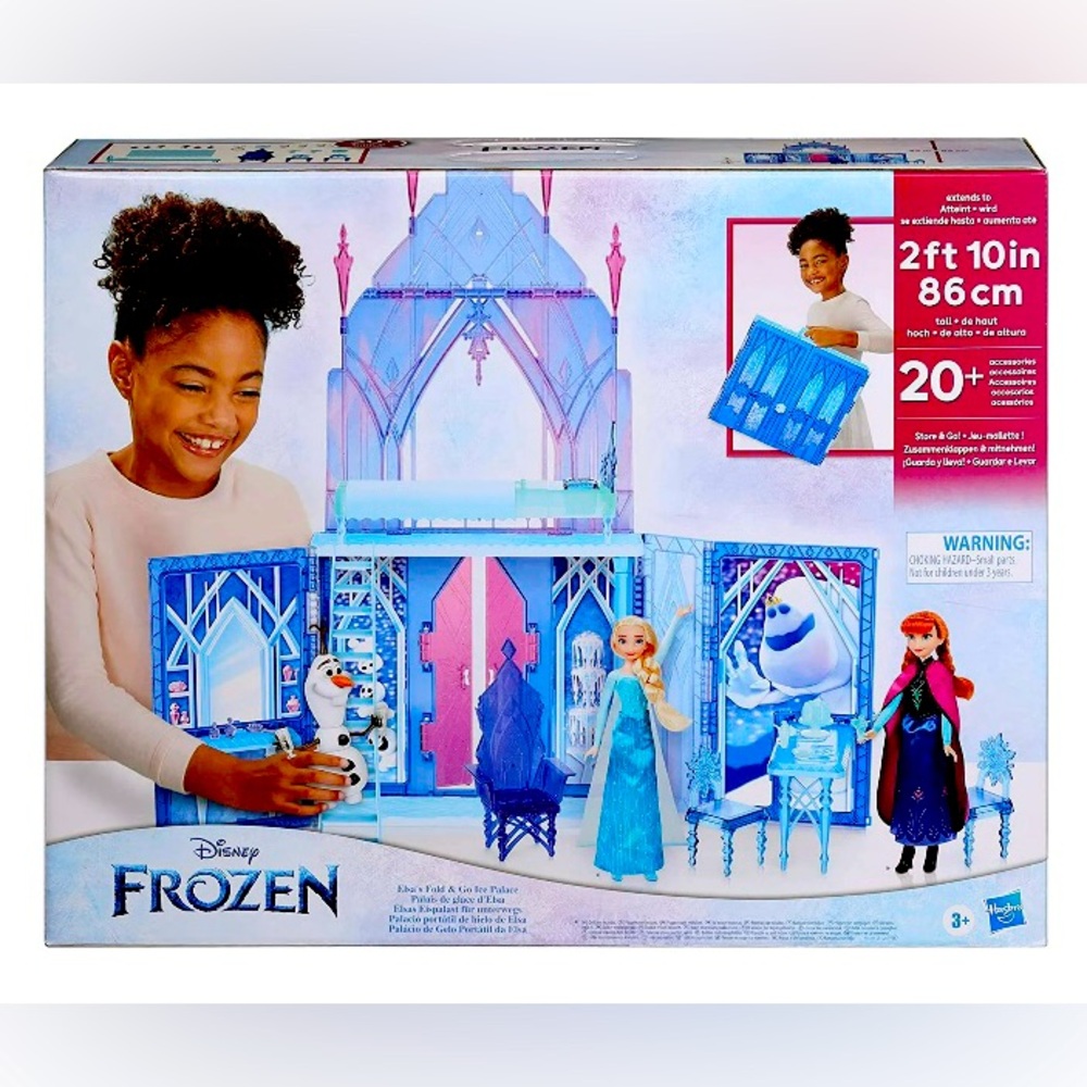 Disney Frozen II Elsa's Fold and Go Ice Palace, Castle Playset
